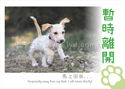 LTM06有你真好(狗)(大)便利貼(橫式)三角桌曆內頁圖