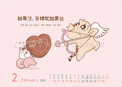 LTM07樂活健康(大)便利貼(橫式)三角桌曆內頁圖