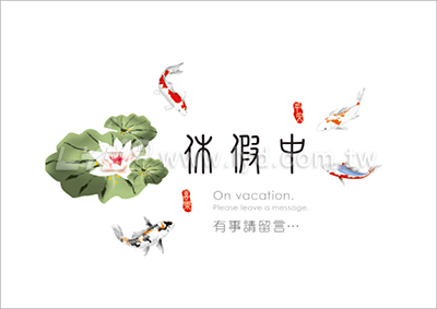 LTK05錦鯉(超大)三角桌曆內頁圖