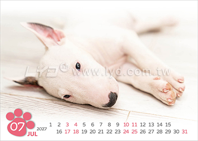 LTM06有你真好(狗)(大)便利貼(橫式)三角桌曆內頁圖