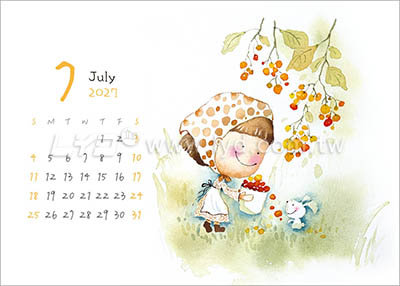 LTM09幸福時光(大)便利貼(橫式)三角桌曆內頁圖